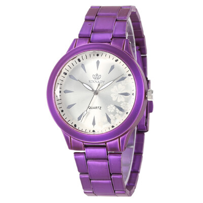 

Fashion new hot sale scale steel belt men&women watch students popular simple watch