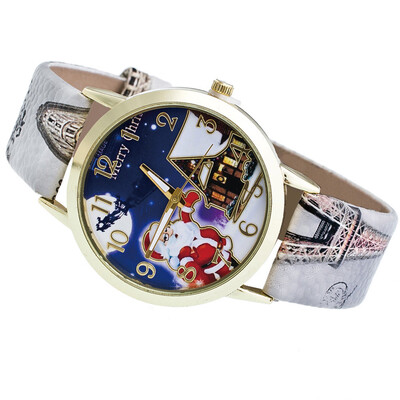 

Chrismas Gift womens watches luxury fashion ladies watch women leather Clock dial Clock Wristwatch Relogio Masculino &Ff
