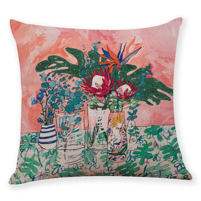 

〖Follure〗Home Decor Cushion Cover Happy Sunmer Time Throw Pillowcase Pillow Covers