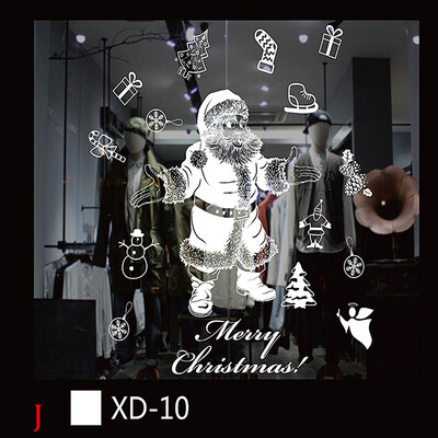 

Gobestart Christmas Snowman Removable Home Vinyl Window Wall Stickers Decal Decor B