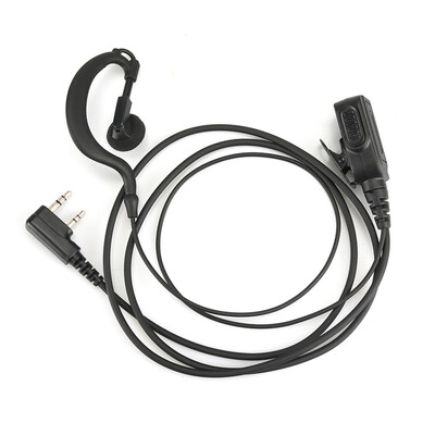 

2-pin G Shape Two Way Radio Earpiece Headset Replacement for Baofeng Walkie Talkies PTT Earphone