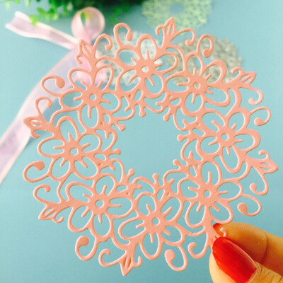 

Siaonvr New Flower Heart Metal Cutting Dies Stencils DIY Scrapbooking Album Paper Card