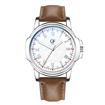 

Gobestart Hot Man Leather Watch Whatever Late Anyway Letter Watches New Pointer glow