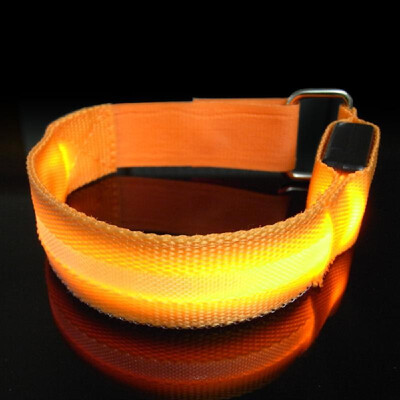 

LED Reflective Belt Running Hiking Cycling Waist Belt Glowing Bracelet Outdoor Gear for Jogging Biking Bracer Armband