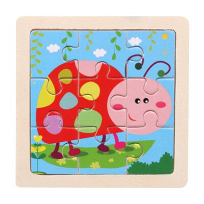 

Tailored Wooden Animal Puzzle Educational Developmental Baby Kids Training Toy