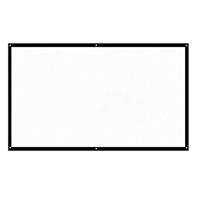 

H70 70 Portable Projector Screen HD 169 White Dacron 70 Inch Diagonal Projection Screen Foldable Home Theater for Wall Projecti