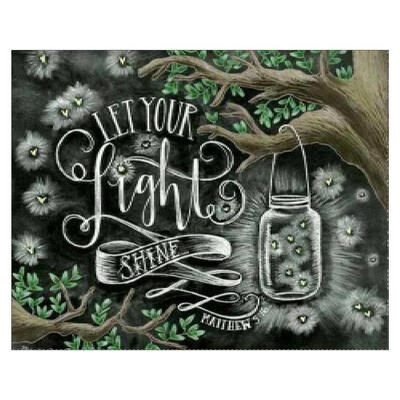 

Tree Blackboard 5D DIY Full Drill Diamond Painting Embroidery Kits Craft