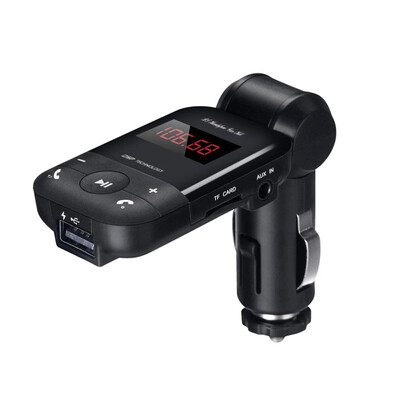

〖Follure〗BT-26 Car Kit Bluetooth FM Transmitter USB Car Charger MP3 Player LED Display
