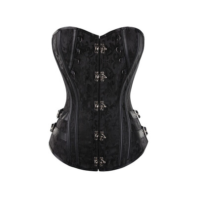 

〖Follure〗Women Underbust Leather Button Waist Trainer Corsets Shapewear Body Shaper
