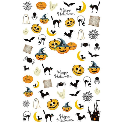 

Greensen 3 Types Festival Series Patterns Decoration Decals Ultra Thin Adhesive Nail Art Stickers