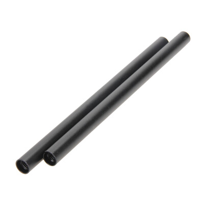 

2pcs Aluminum Alloy Standard 15mm Rods M12 Female Thread 25cm 10"-1052