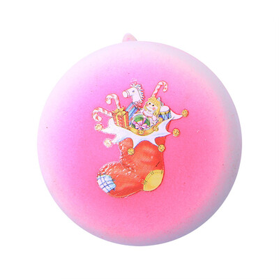 

Gotoamei Christmas Gift Sock Slow Rising Scented Relieve Stress Toy Key Pendant