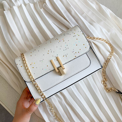 

Summer little girl tide Korean version fashion 100 texture womens bag single shoulder bag oblique satchel ins