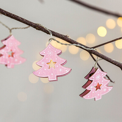 

〖Follure〗Christmas Tree Shape 10 LED String Lights Warm White Party Home Decoration