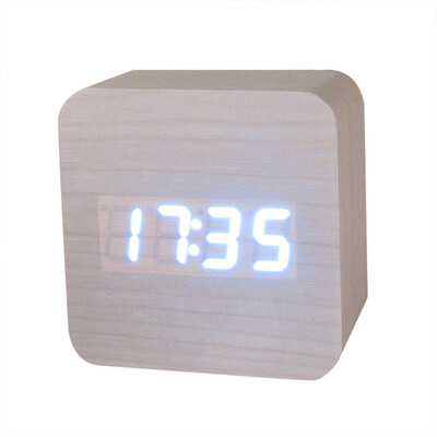 

Gobestart Creative Temperature Display Sounds Control Electronic LED Alarm Clock