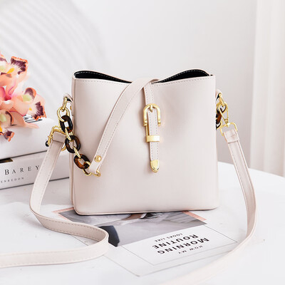 

Water-bucket bag womens summer fashion oblique-style bag simple-quality single-shoulder Korean-style single-shoulder Kore