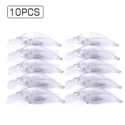 

10Pcs Unpainted Baits Fishing Hard Lure Body 75cm Blank Lures Bodies Tackele