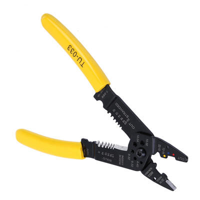 

Greensen Chrome-vanadium Steel Crimp Plier Hand Cable Stripper Crimping Tool AWG 8-22