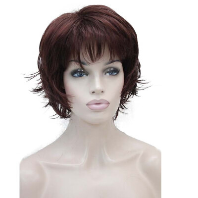 

StrongBeauty Short Layered Shaggy blonde Full Synthetic Wig Womens Wigs COLOUR CHOICES