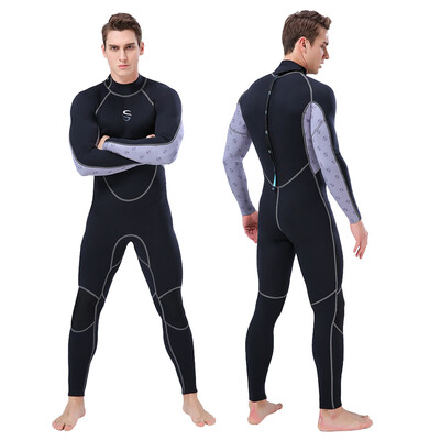 

Saidsome MEN WetSuit 3MM Full Body suit Super stretch Diving Suit Swim Surf Snorkeling diving suit diving water diving mask