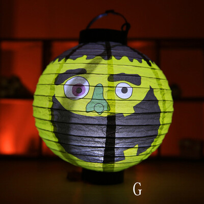 

Toponeto LED Paper Lantern Pumpkin Light Paper Hanging Light Halloween Party Decoration