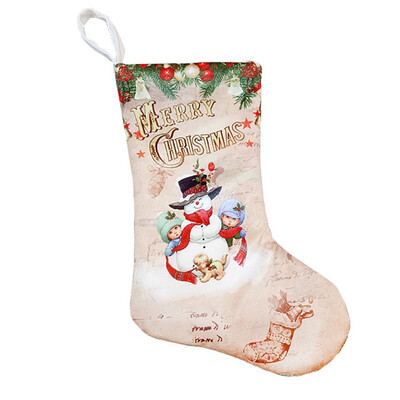 

Christmas Sock Gift Bag For Children Cute Candy Bag Portable Festive Party Supplies