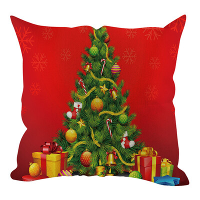 

Tailored Christmas Pillow Cover Pillowcases Decorative Sofa Cushion Cover Home Decoration