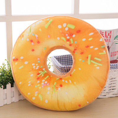 

〖Follure〗Soft Plush Pillow Stuffed Seat Pad Sweet Donut Foods Cushion Cover Case Toys A