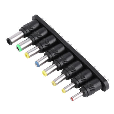 

8 in 1 Set 8pcs Universal AC DC Power Adapter 2pin Plug Charger Tips for PC