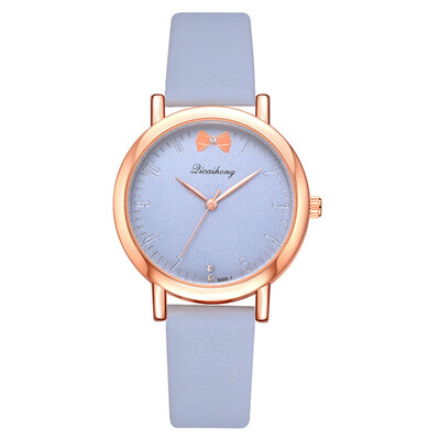 

Womens watch fashion simple casual pop PU quartz watch
