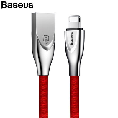 

Baseus Metal USB Cable For iPhone X 8 7 6 5 Fast Charging Cablelightning Data cable for Iphone 7 6 Plus Charger