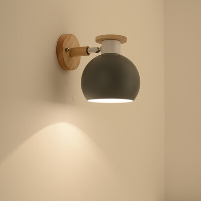 

Gobestart Creative Wall Lamp Swing Head Sconce light Bedroom Lighting Bedside Reading Lamp