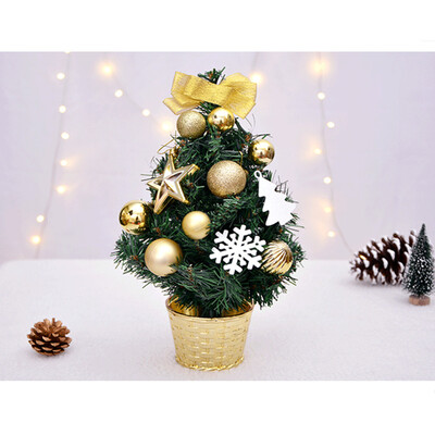 

〖Follure〗Artificial Tabletop Mini Christmas Tree Decorations Festival Miniature Tree