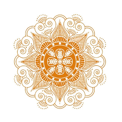 

〖Follure〗Mandala Flower Indian Bedroom Wall Decal Art Stickers Mural Home Vinyl Family