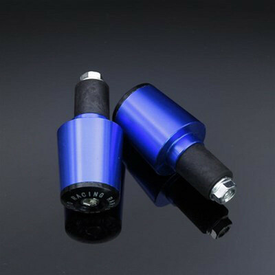 

2x Aluminum Alloy Handlebar Shockproof Motorcycle Grips Bar Plug Slider End Cap
