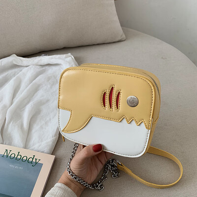 

Funny fish shape small bag female new chain shoulder Messenger bag tide Korean fashion wild tide