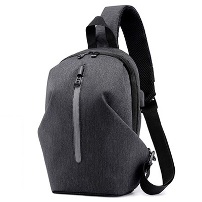 

Tailored Fashion Men Oxford Shoulder Bag Sport Crossbody Bags USB Multifunction Bags