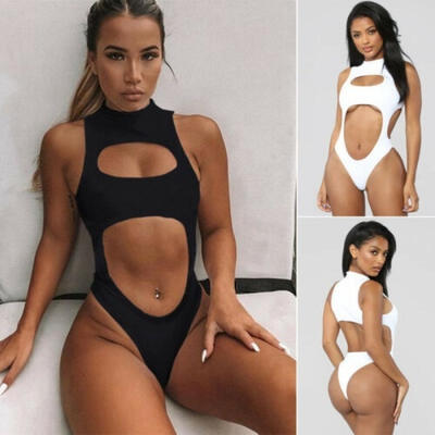 

Sexy Women One Piece Bikini Push-Up Padded Beachwear Swimsuit Bathing Beachwear