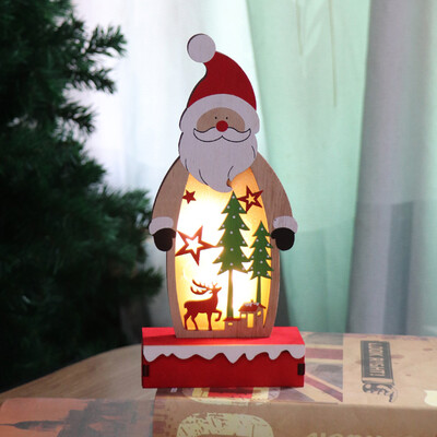 

Siaonvr Christmas Decorations Painted Old Man Decoration Window Decoration Light Wooden
