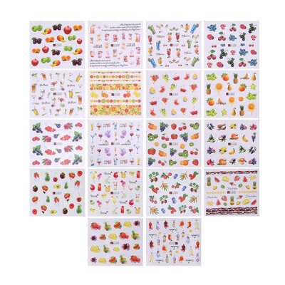 

18pcs Nail Art Water Transfer Stickers Decal DIY Nail Tips Manicure Decor