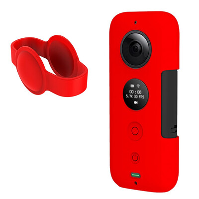 

Tailored Silicone Protective Case With Lens Cover Case For Insta360 One X Camera