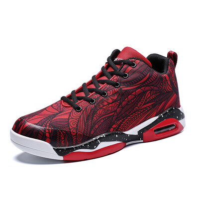 

Couples tide shoes air cushion colorful basketball shoes graffiti