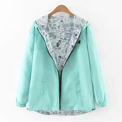 

Roseonmyhand Women Long Sleeve Solid Hooded Zipper Pockets Casual Pullover Sport Coat