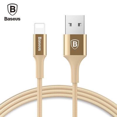 

Baseus Shining Cable 8 Pin with Jet Metal Transfer Data Synchronization Charging Cord 1M for iPhone XS XR XS MAX