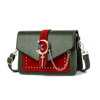 

The new Chaohan version of the womens bag is stylish&simple as a simple ladys square bag