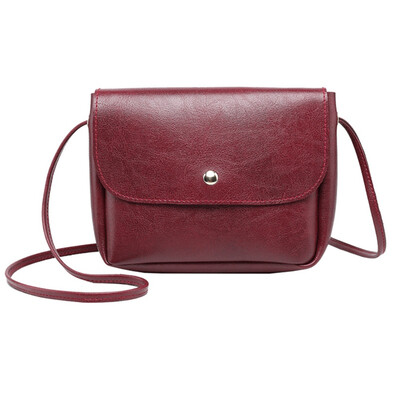 

Shell Oil Skin PU Leather Phone Bag 2019 Casual Product Cover Small Square Bag Korean Version Crossbody Ladies Messenger Bags