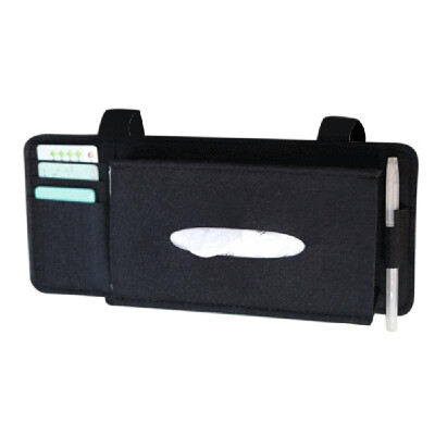

Fashion Car Styling Case Sun Visor Type Wool Felt Hanging Tissue Box Car Napkin Holder Vehicle Accessories Pocket Organizer Pouch
