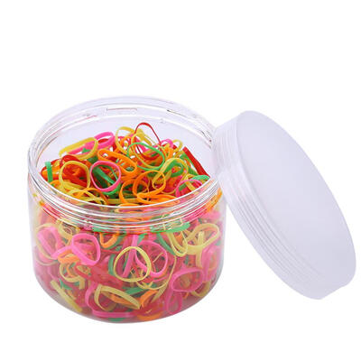

500pcs Colorful Rubber Band Ponytail Holder Kids Girl for Hair Styling Ties