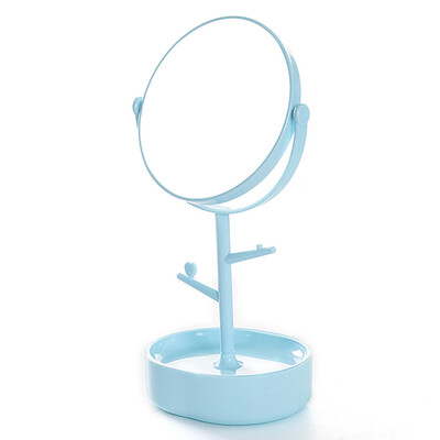 

Women Girls Rotating Makeup Mirror Dressing Table Stand Mirror Storage Holder Base Bottom