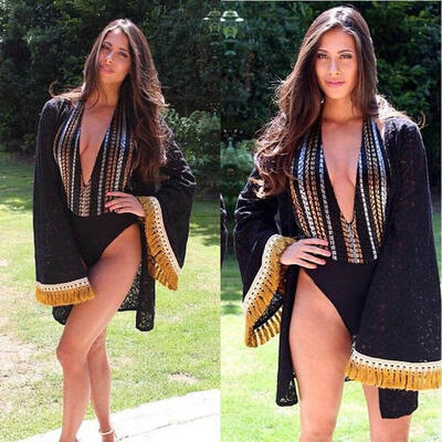 

New Women One Piece Bikini Monokini Swimsuit Padded BeachWear Swimwear US Stock